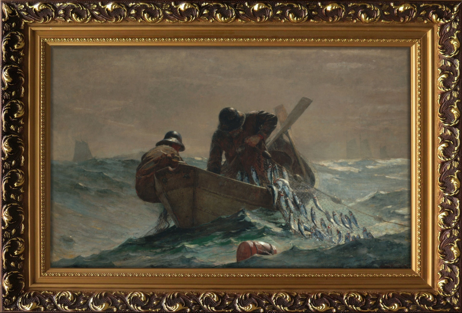 Winslow Homer the Herring Net 1885 High Quality Hand Painted Etsy UK