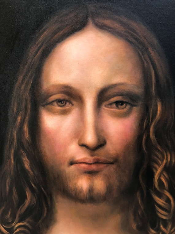 レオナルド・ダ・ヴィンチの「救世主」、世界で最も高価な絵画の複製