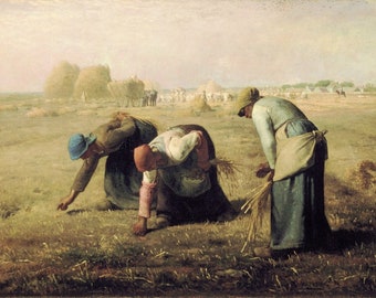 Jean-Francois Millet Gleaners 1857, High quality hand painted oil painting reproduction