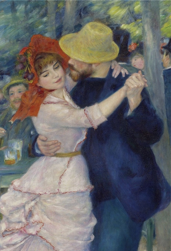 ピエール＝オーギュスト・ルノワール「ブージヴァルのダンス」1883年