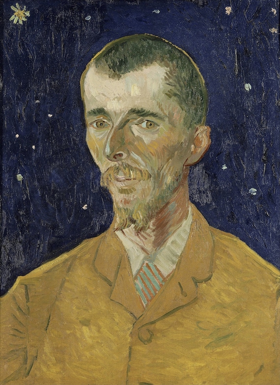 Vincent Van Gogh Eugene Boch De dichter tegen een sterrenhemel - Etsy België