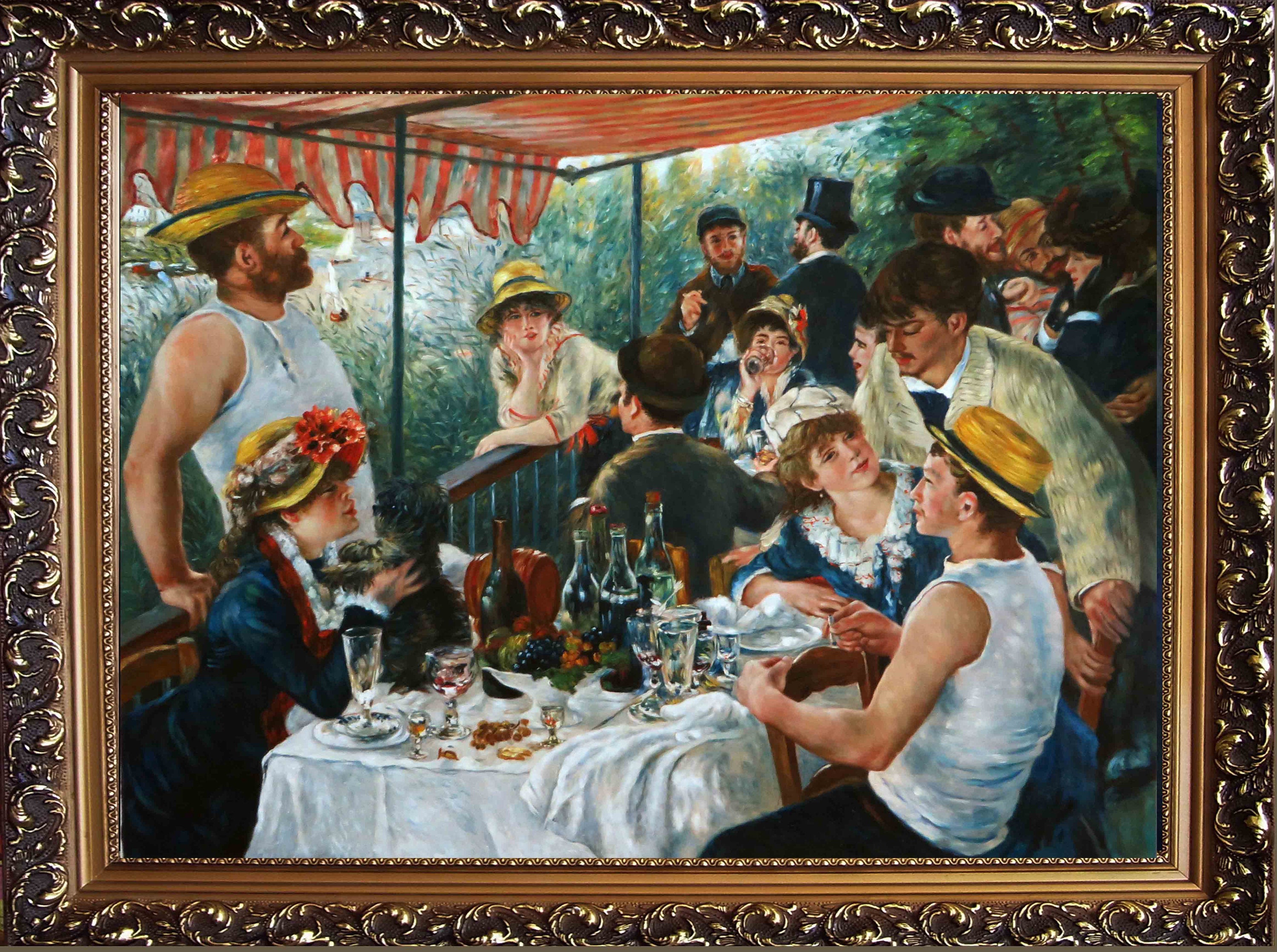 ピエール＝オーギュスト・ルノワール「舟遊びの昼食会」印象派