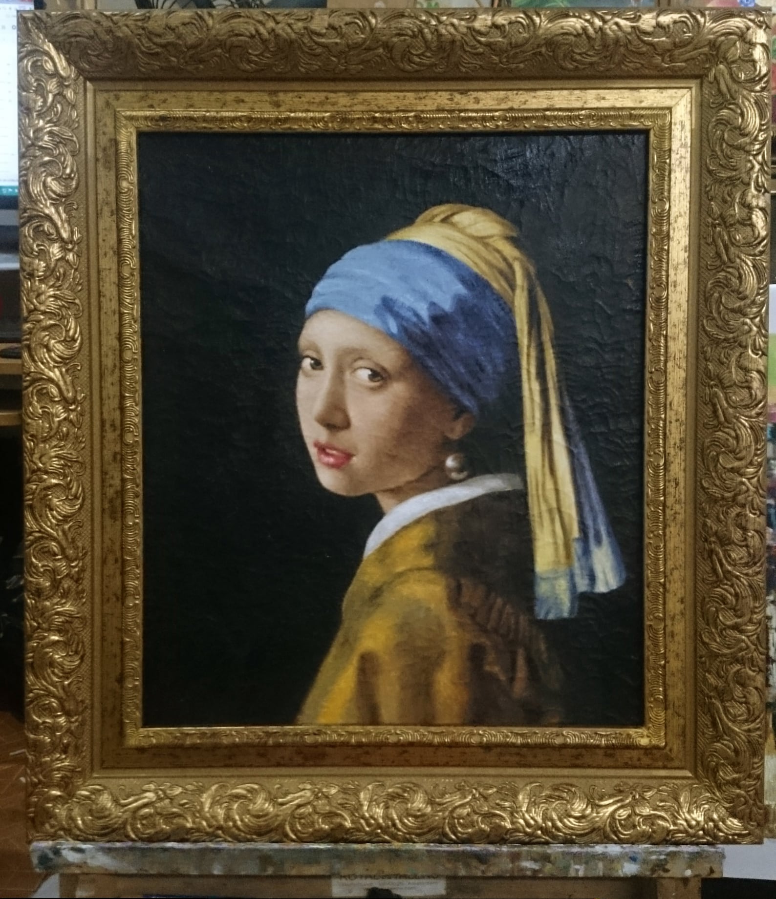 Johannes Vermeer Girl with a Pearl Earring High quality | Etsy
