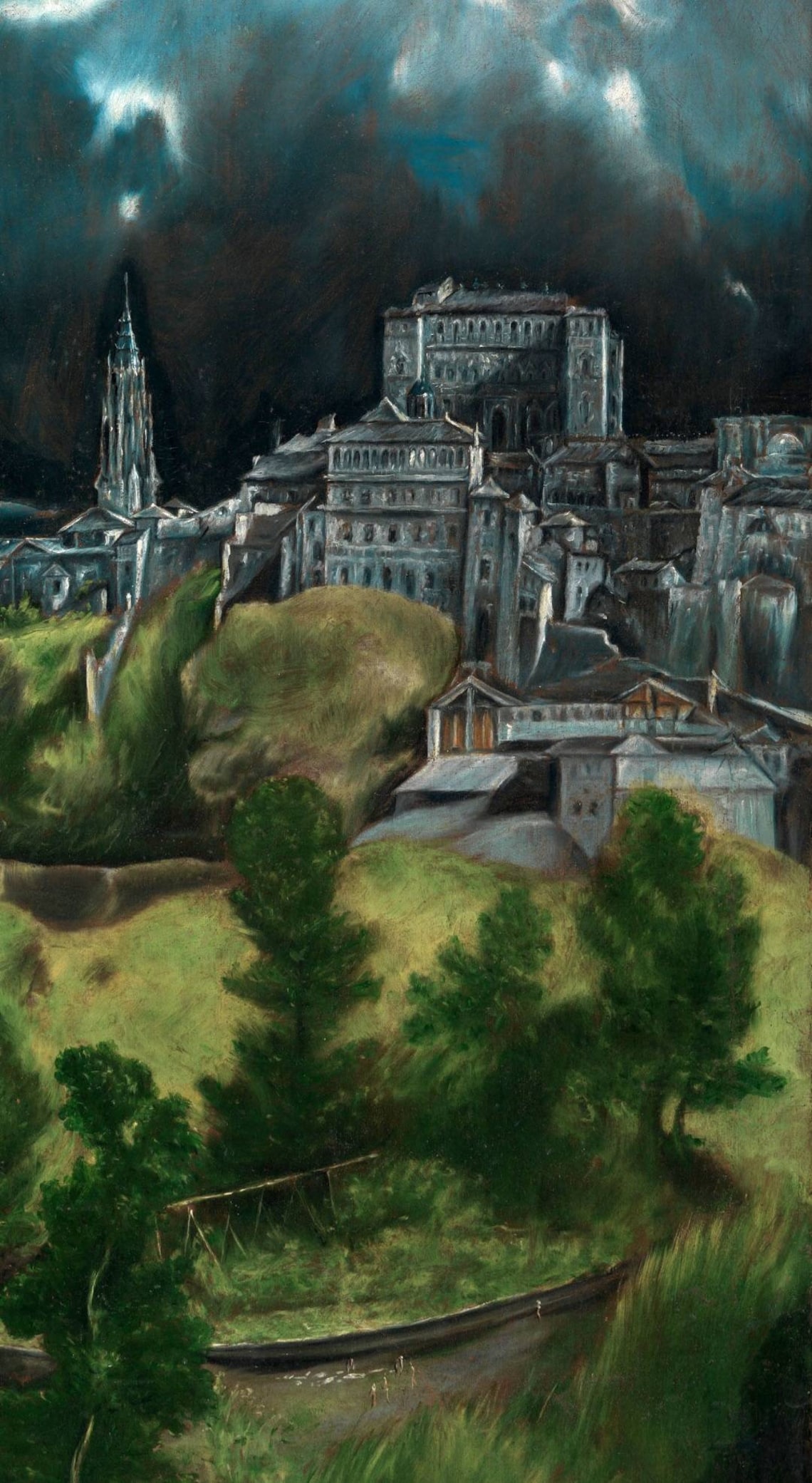 El Greco View of Toledo 1599 High Quality Hand Painted Oil - Etsy