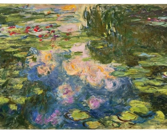 Claude Monet Le Bassin aux Nympheas 1919, impressionism, High quality Hand painted oil painting reproduction