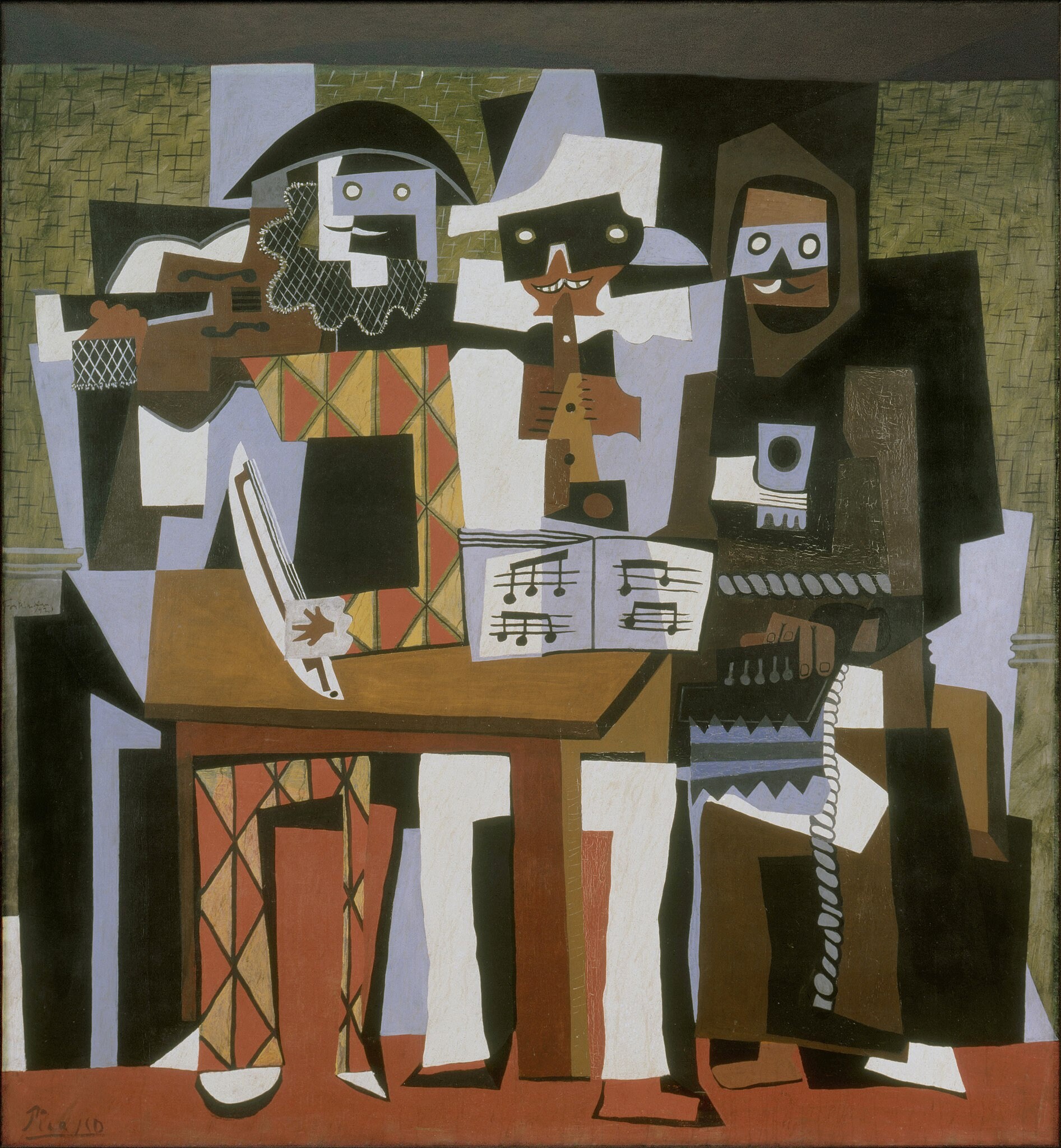 Pablo Picasso Nous Autres Musiciens (three Musicians) 1921, Hand