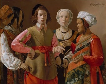 Georges de la Tour The Fortune Teller, High quality oil painting reproduction