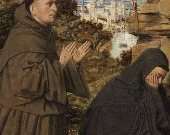 Jan Van Eyck Saint Francis of Assisi Receiving the Stigmata 1430