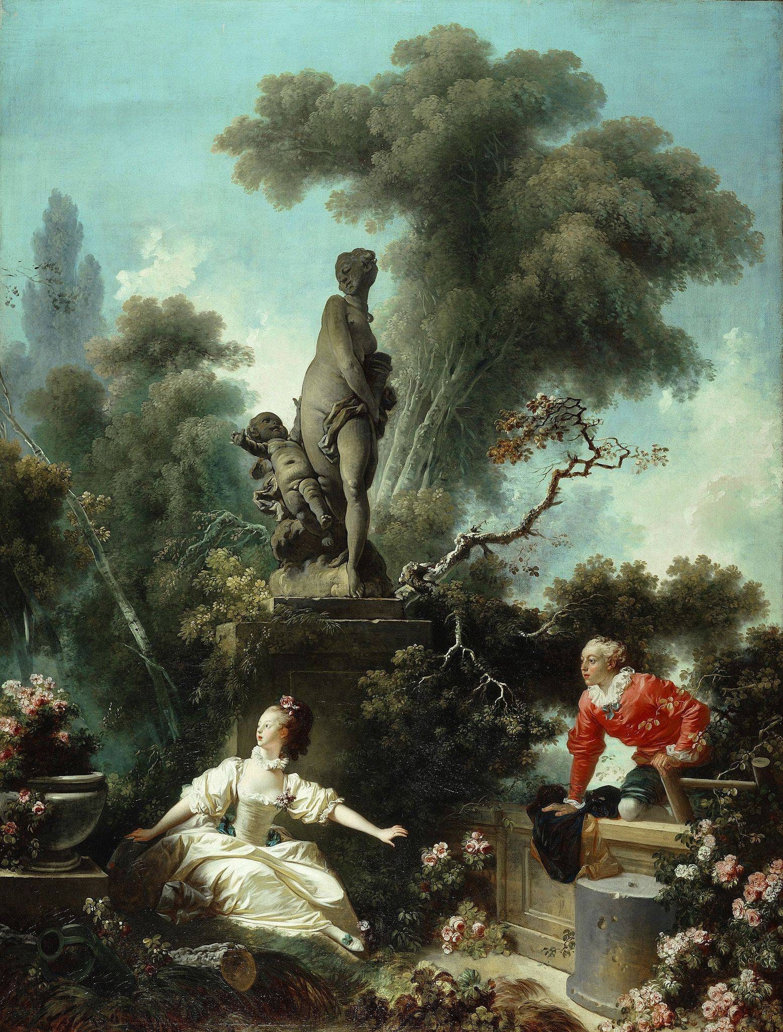 Jean-honoré Fragonard the Progress of Love, the Meeting 1772, Hand