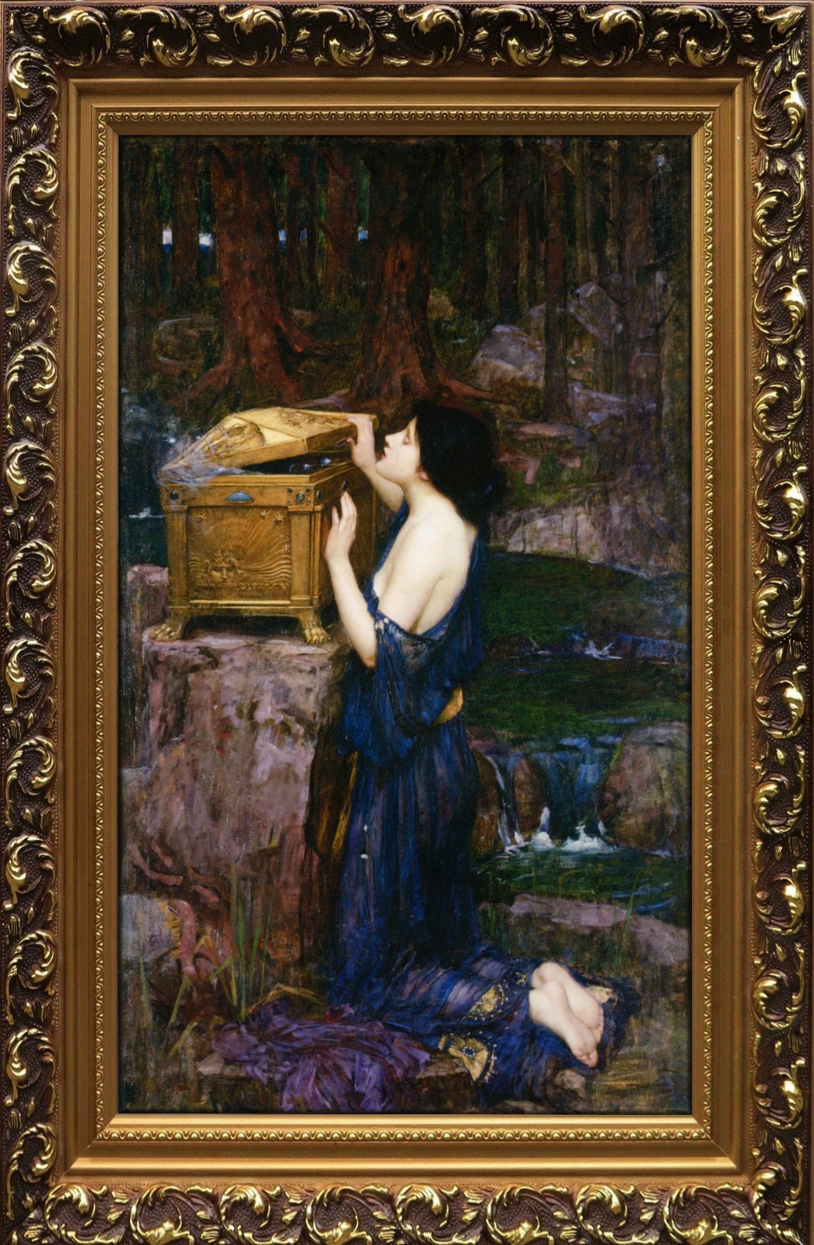 絵画 Pandora ジョン・ウィリアム・ウォーターハウス パンドラ 1896年、高品質の