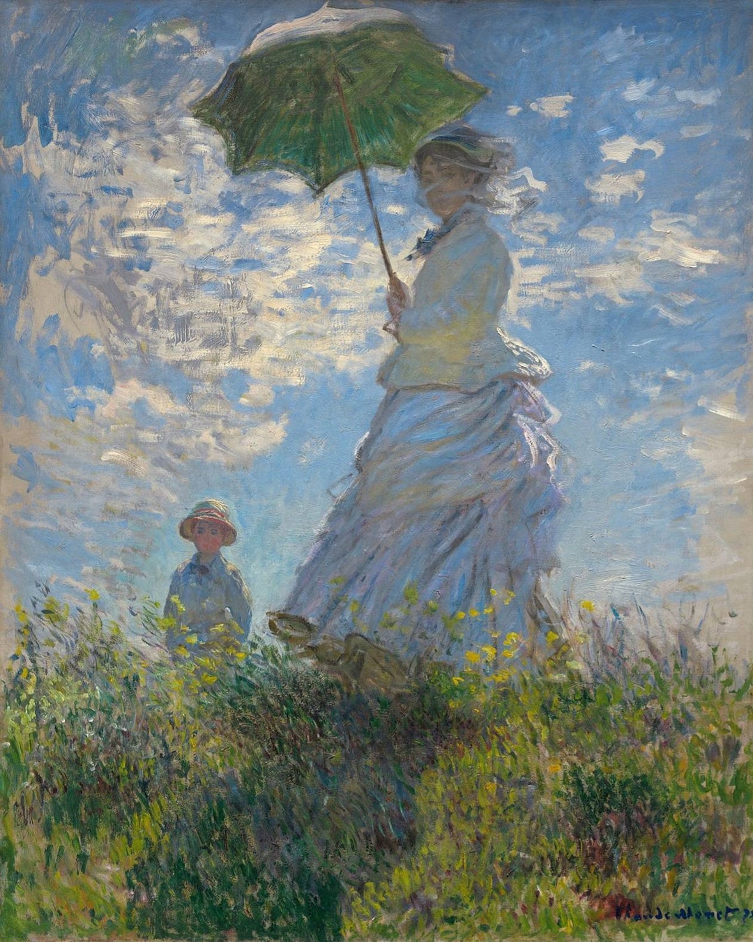 クロード・モネ 油彩画 手描き 貴重 作者サイン クロード・モネ 油彩画 手描き 貴重 作者サイン