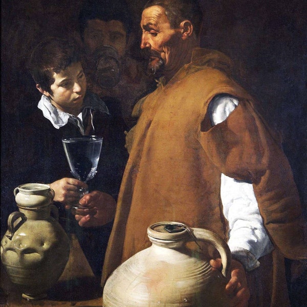 Diego Velazquez The Water Seller of Seville 1620, High quality hand painted oil painting reproduction