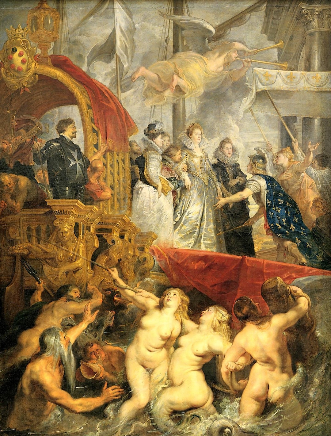 Peter Paul Rubens the Disembarkation at Marseilles C. 1622 ...