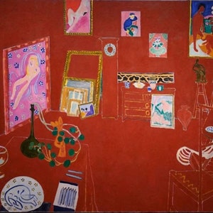 Henri Matisse The Red Studio 1911, High Quality Hand painted oil painting reproduction