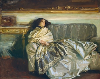 John Singer Sargent Nonchaloir 1911, High quality Oil painting Reproduction