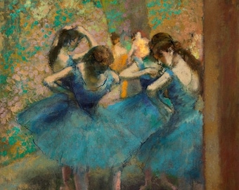エドガー・ドガ「ダンス教室」1874年、高品質手描き油絵複製、オルセー
