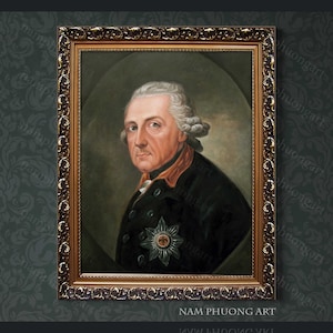 Frederick the Great by Anton Graff, High quality oil paintings reproduction