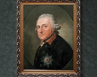 Frederick the Great by Anton Graff, Handmade oil paintings reproduction
