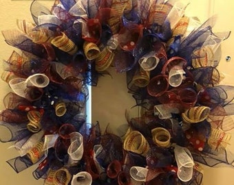 Americana Patriotic Wreath