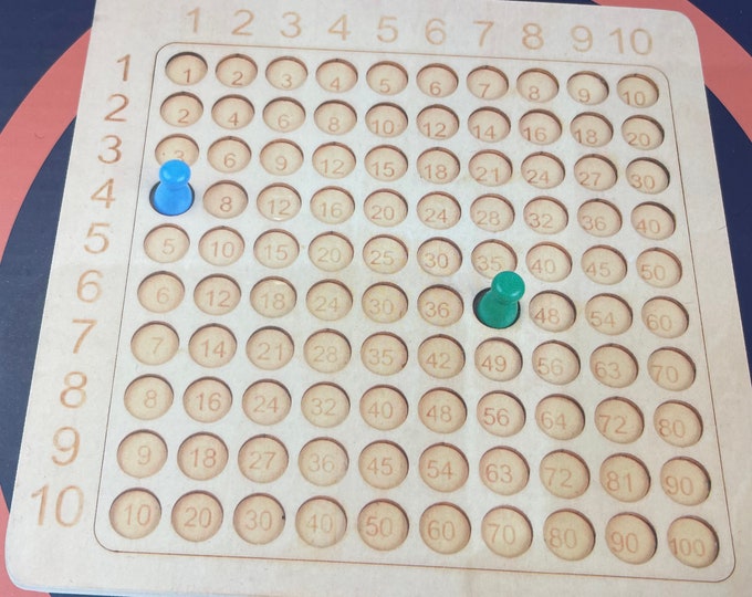Montessori Mathe Spiel aus Holz