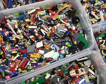 One Pound of GENUINE LEGO Pieces! Fun creativity brick building mix great gift hundreds available!
