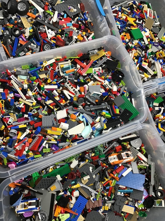 Una libbra di pezzi LEGO ORIGINALI Divertenti costruzioni in mattoni con  creatività, centinaia di fantastici regali disponibili -  Italia