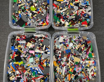 2 POUNDS of GENUINE LEGO Pieces! Bricks and parts huge variety mix great gift 2 Pound Pack! Free Fast Shipping!