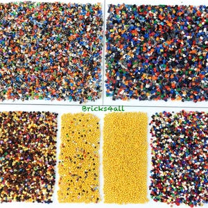 LEGO Lot of 100 Build-your-own Minifigures! 100 Random Torsos, Heads, Legs & Hair Pieces! 400 parts Total!