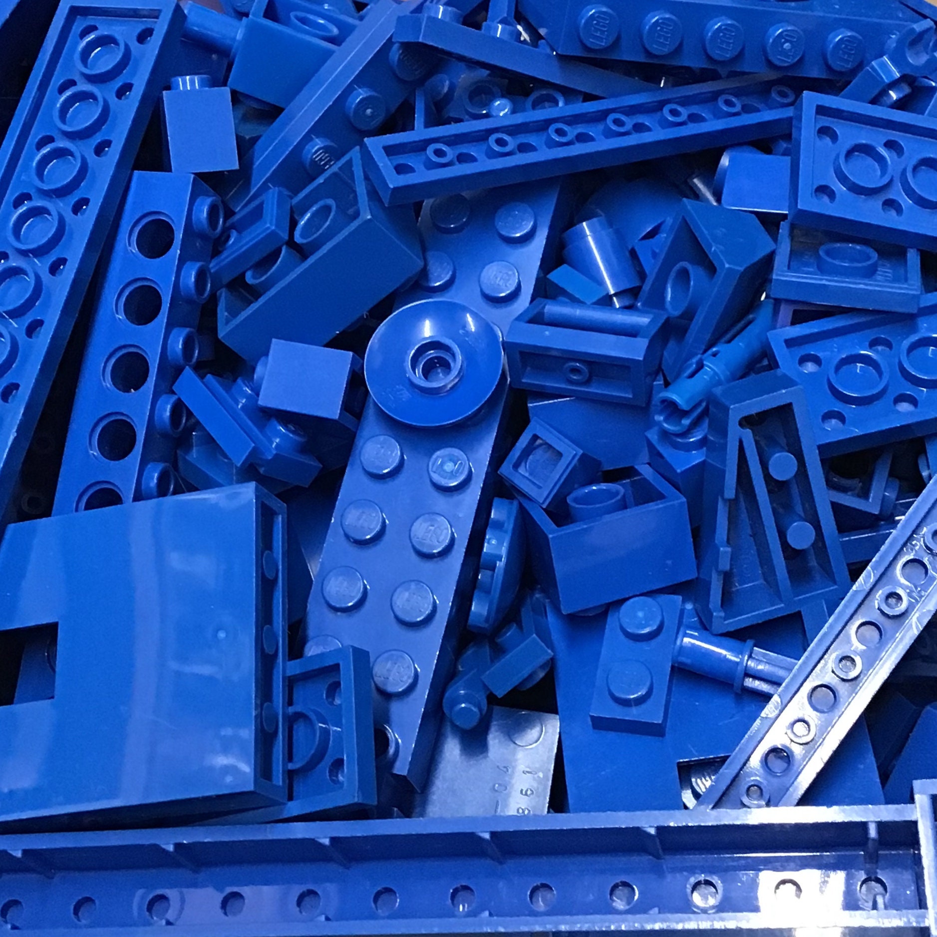 1/2 Pound of GENUINE LEGO Pieces! You Choose the Color! Fun Bricks ...