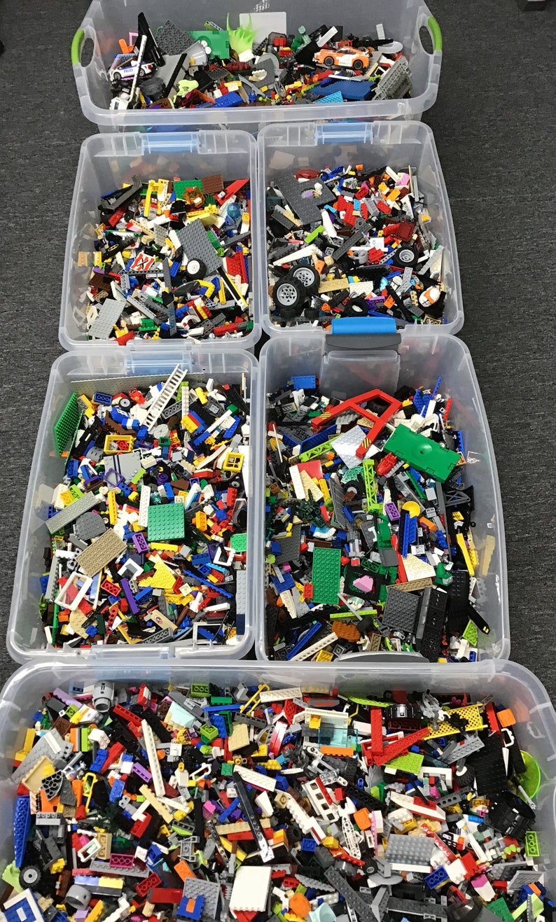 500 LEGO Pieces one Pound per Order Fun Gift Random Etsy