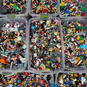 BUY 5 Get 1 FREE! - 1 Pound of Genuine LEGO Pieces! Huge variety of Bricks & parts. Free Fast Shipping!