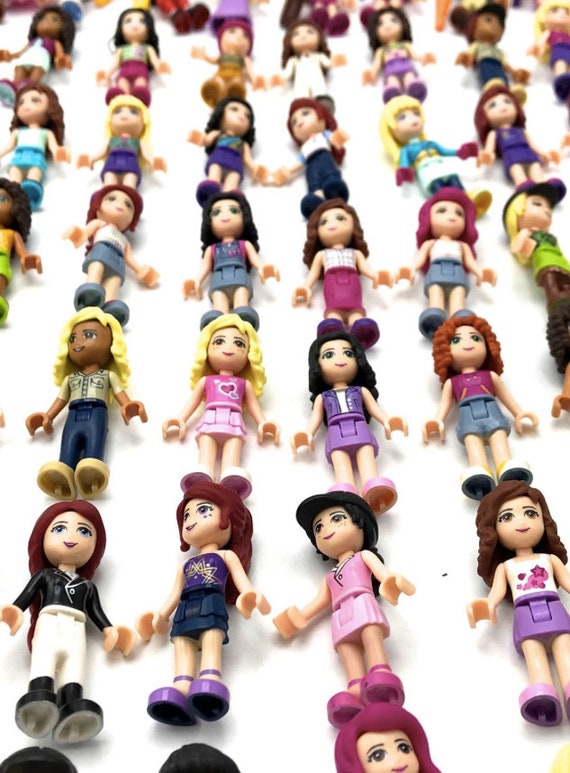 Random 5x LEGO Friends Fashion Girls Minifigure part action figure toy HA165