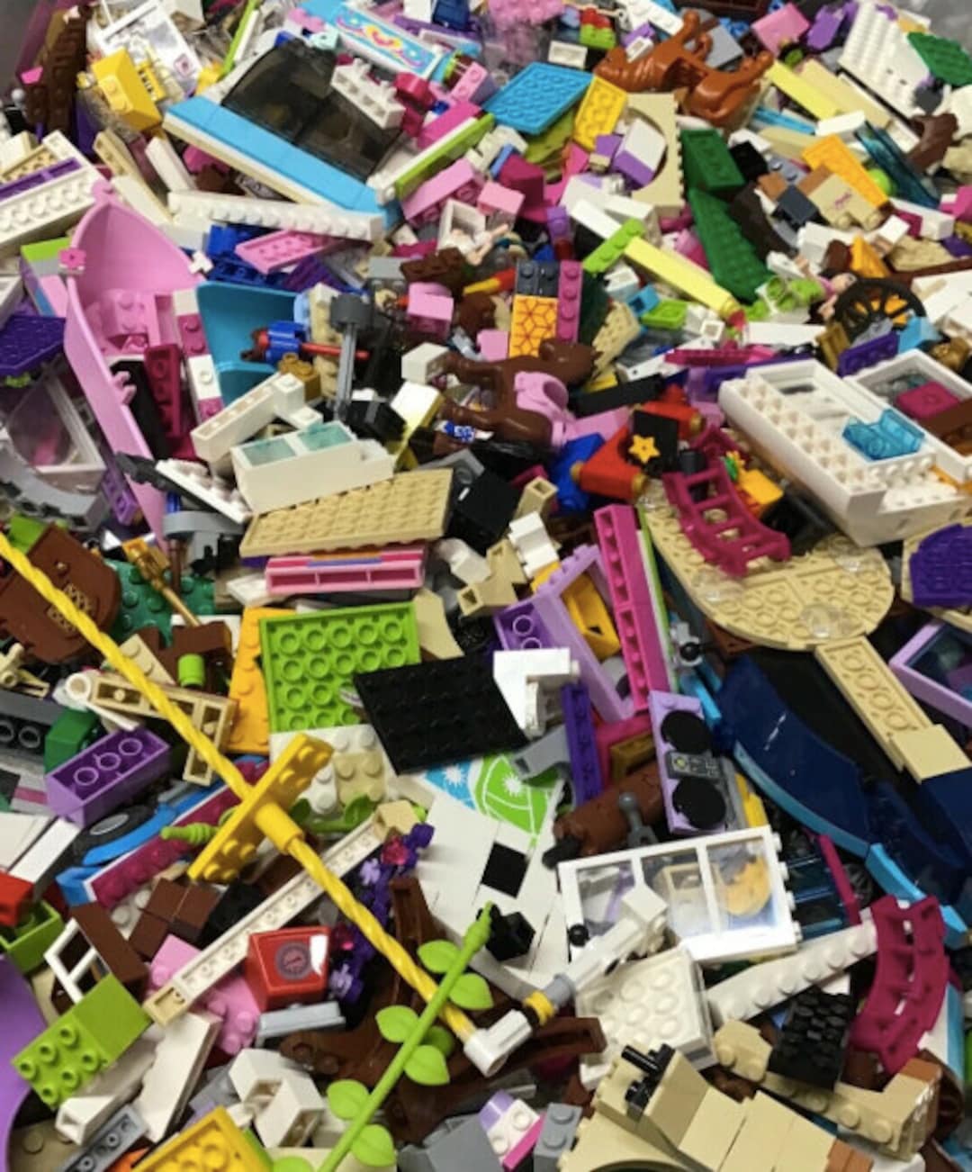 Legos FRIENDS Pieces by the Pound! Pound of Genuine Lego Pieces