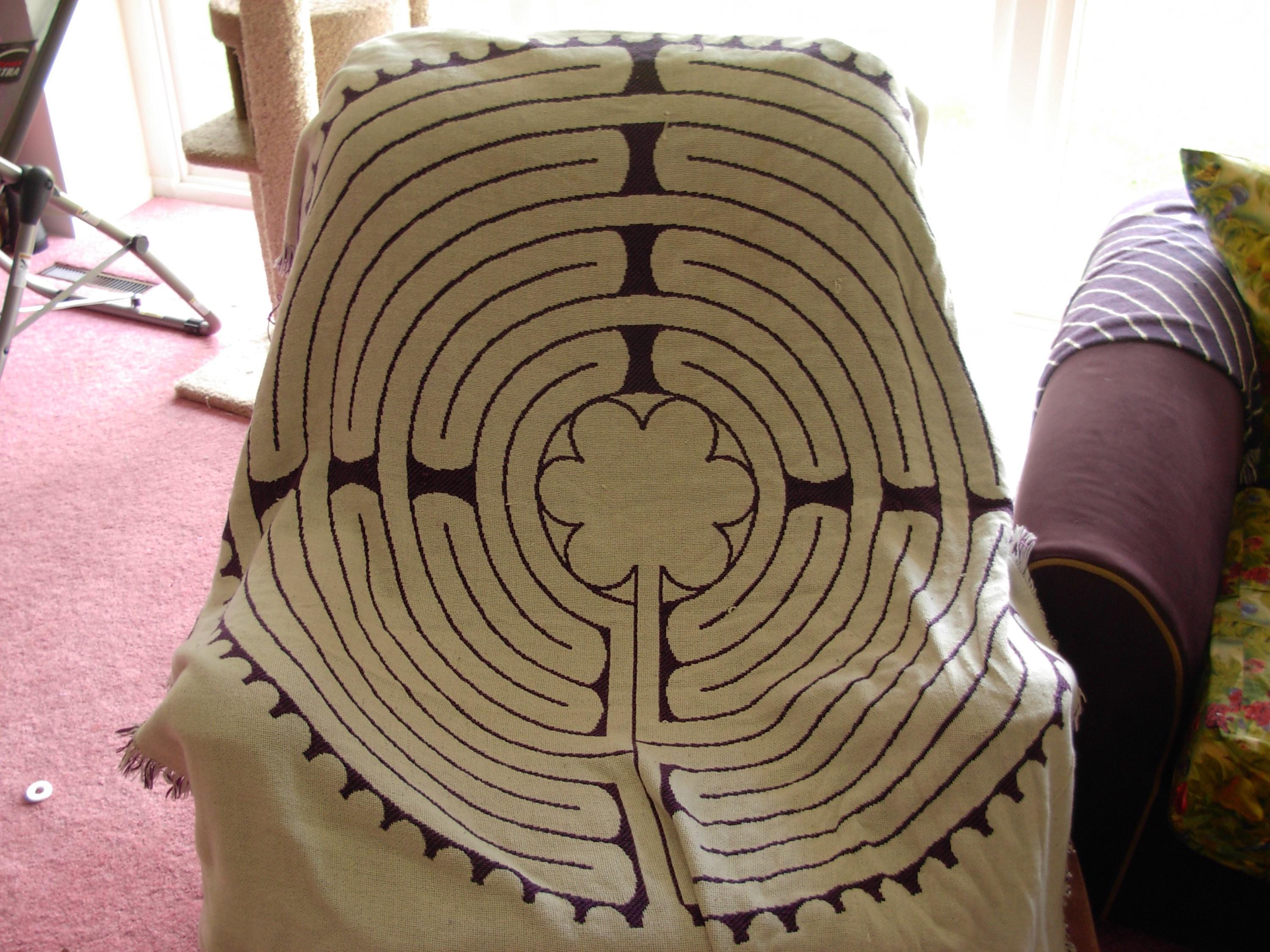 Chartres Cathedral Labyrinth Tapestry - Etsy