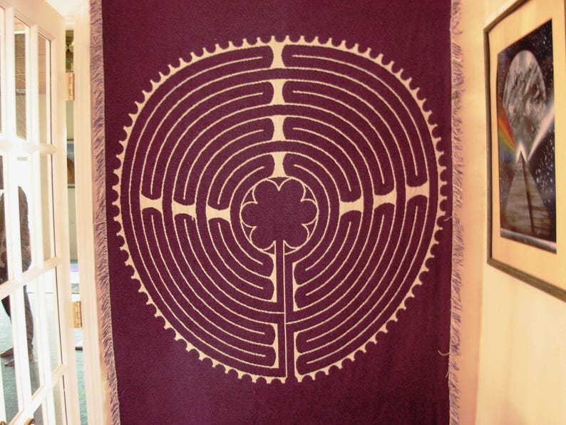 Chartres Cathedral Labyrinth Tapestry - Etsy