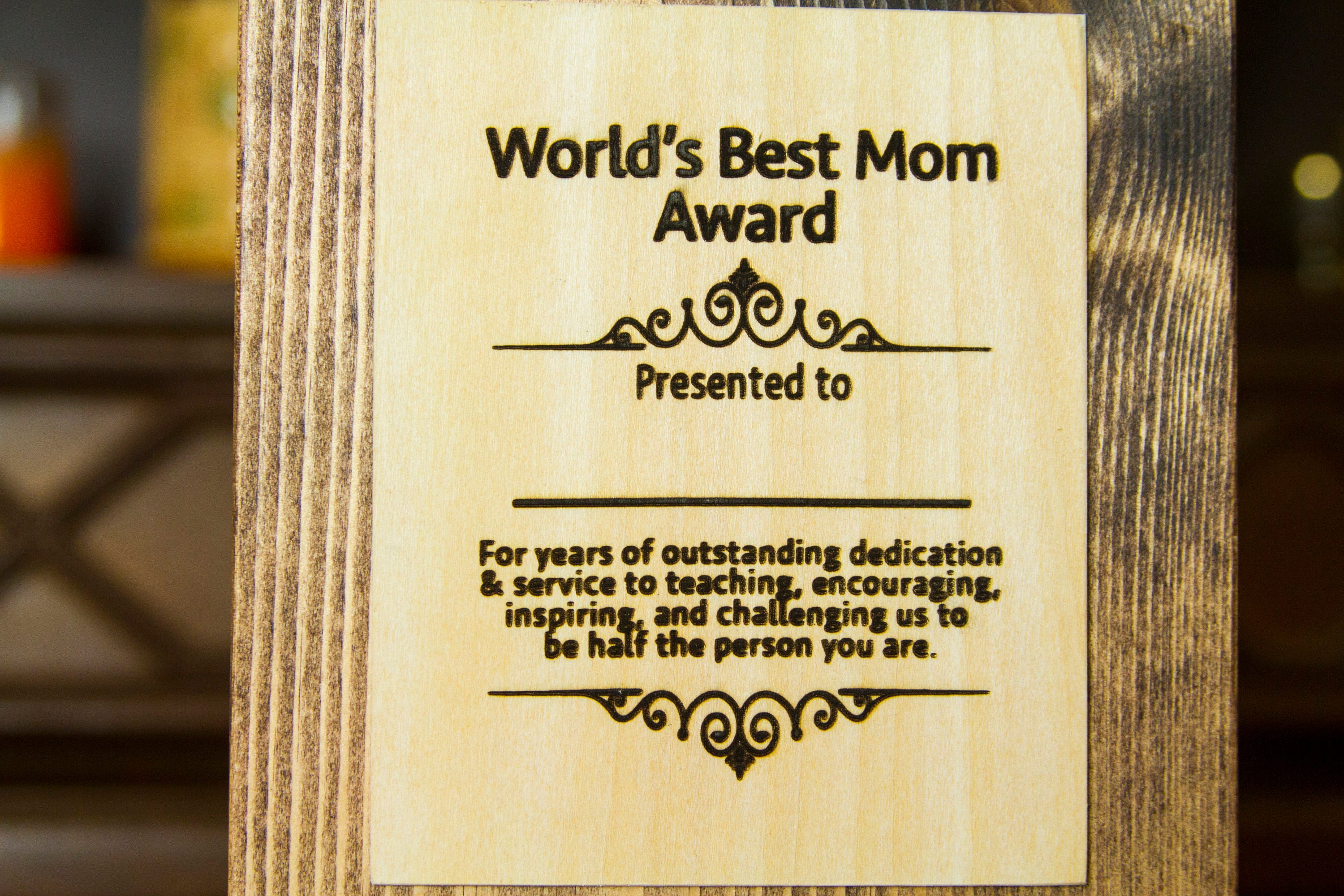 Handmade Awards For Mom Best Mom Award Plaques Can Be Etsy