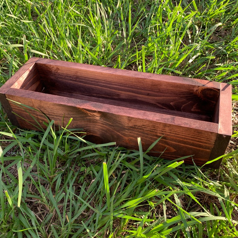 Cajas de jardinera Cajas de madera para pieza central Etsy