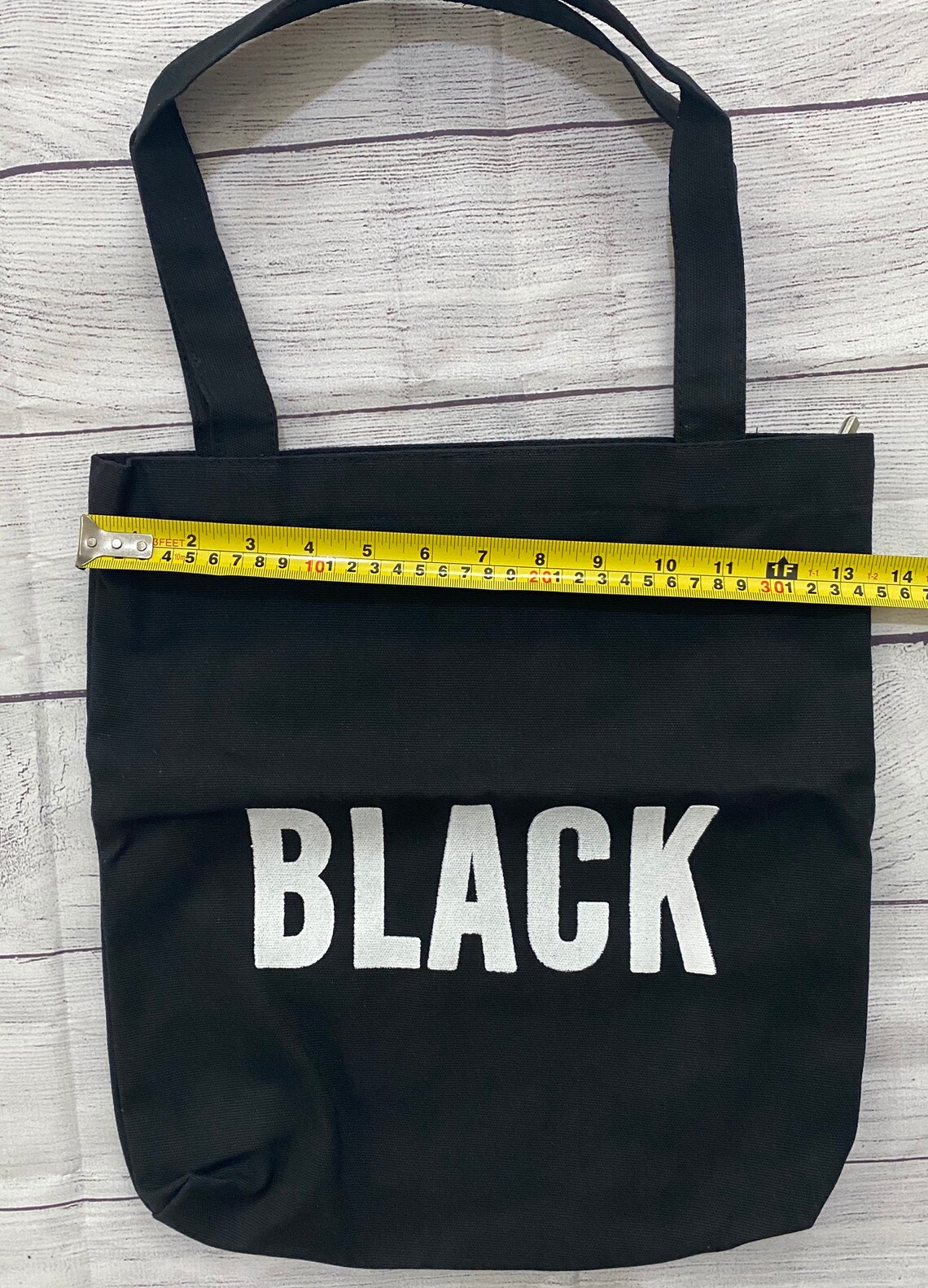 Reusable BLACK tote bag Groceries Supermarket Black Lover | Etsy