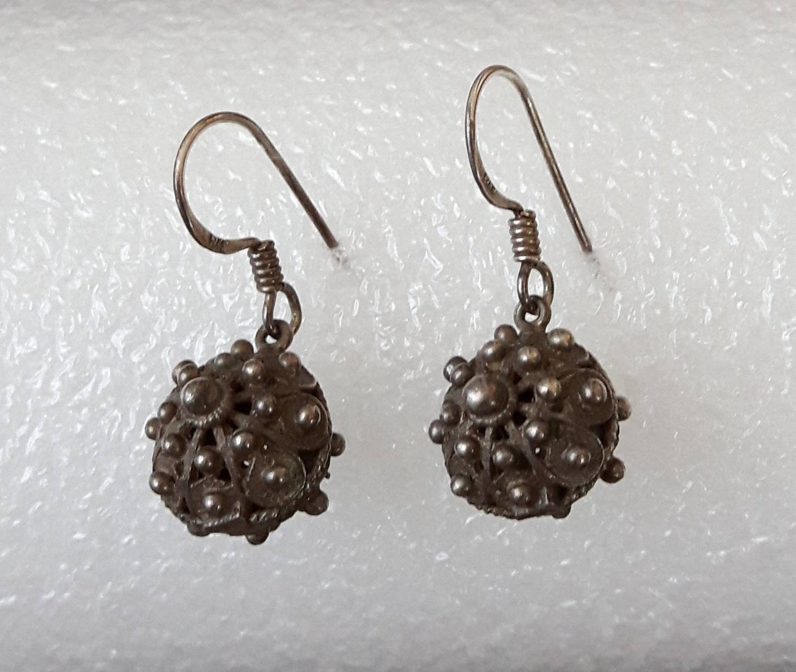 Spike Ball Earrings Filigree Ball Earrings Dubrovnik Etsy