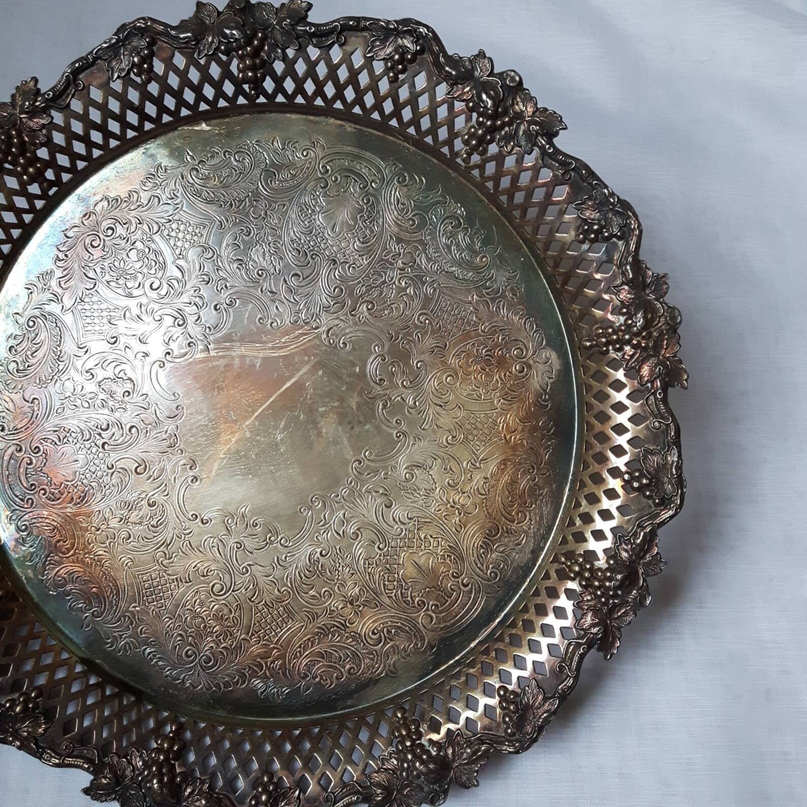 WMA Rogers Tray Vintage EPNS Silver Serving Tray Dish and/or Etsy