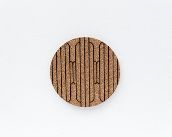 Gatsby Cork Coasters (set of 4)
