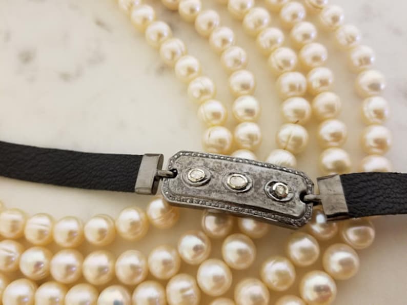 Leather Bracelets Musicians /& Celebrity Designer Rosecut Diamond Bracelets,Mens Bracelets Unisex Bracelets,Pave Diamond Bracelets.