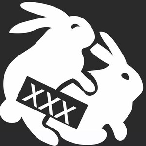 4''Funny Bunny JDM  Vinyl Sticker/Decal Buy 2 Set Get 3rd Free