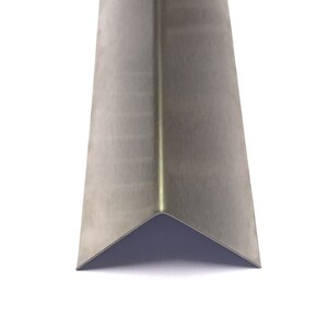 Brushed Stainless Steel Corner Guard Finishing Food Grade 2''x 2'' X 48 ...