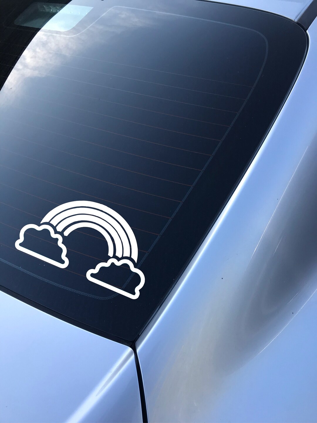 4 Die Cut Rainbow Sign Vinyl Decal Sticker Buy 2 Get 3rd Etsy