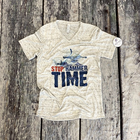Stop Hammer Time Tee Shirt T-shirt Tshirt Unisex Vneck | Etsy
