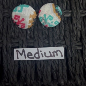 Button Earrings