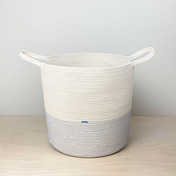 Large basket - Alpine Blue, Storage basket, Home storage, Nursery basket