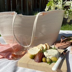 Beach Bag - Sunset, Farmers Market Basket, Summer beach tote, Mother&#39;s Day Gift