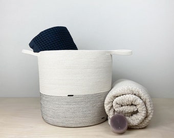 Large Black storage basket for the home